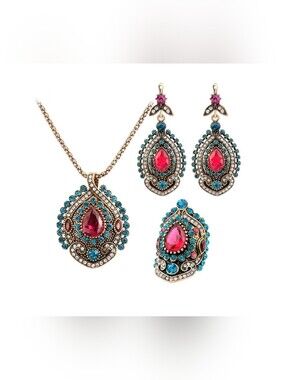 Vintage-Inspired Turkish Jewelry Set